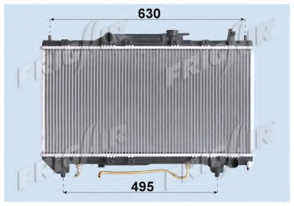 Radiator racire motor