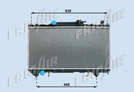 Radiator racire motor