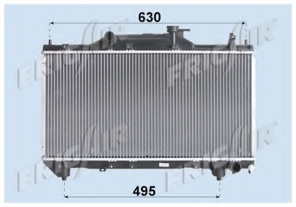 Radiator racire motor