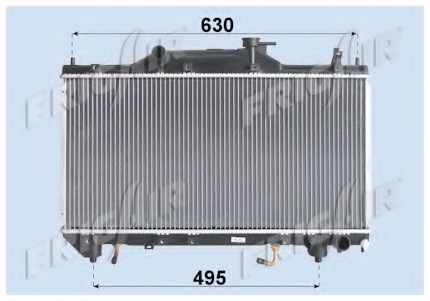 Radiator racire motor