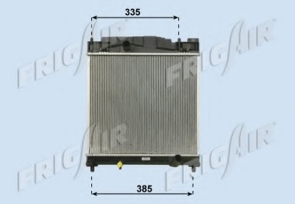 Radiator racire motor