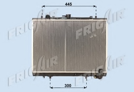 Radiator racire motor