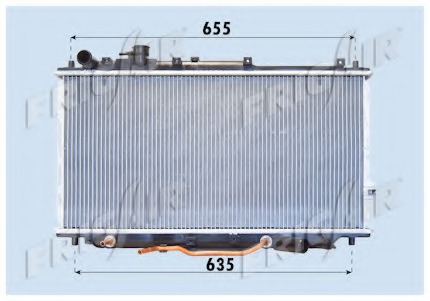 Radiator racire motor