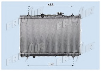 Radiator racire motor