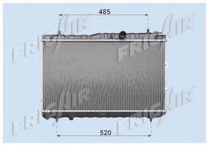 Radiator racire motor