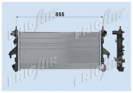 Radiator racire motor