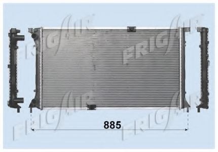 Radiator racire motor