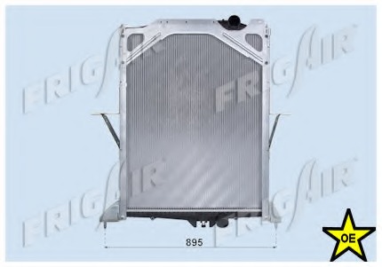 Radiator racire motor