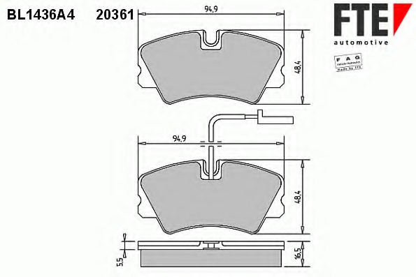 Placute frana