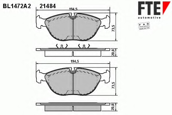 Placute frana