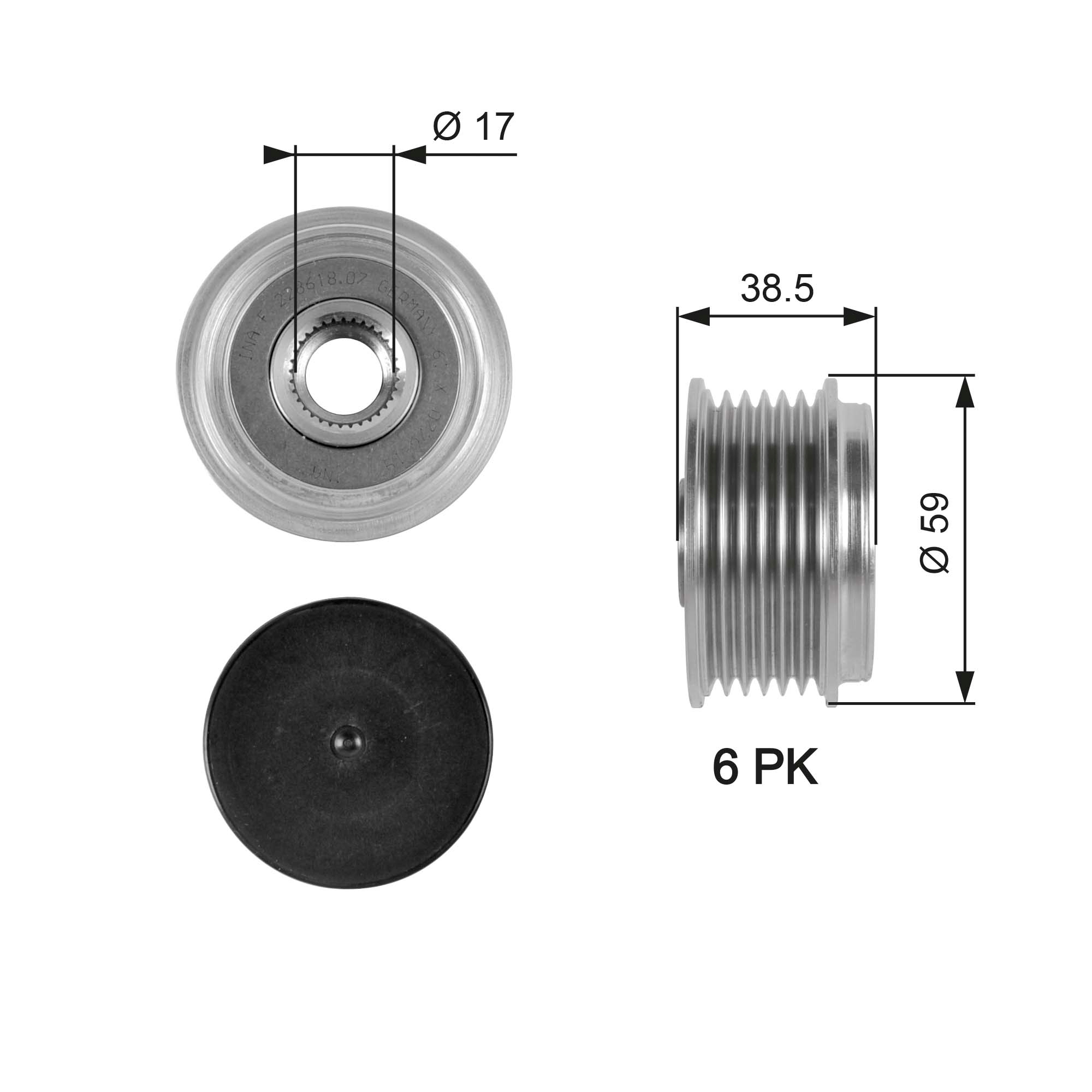 Fulie alternator