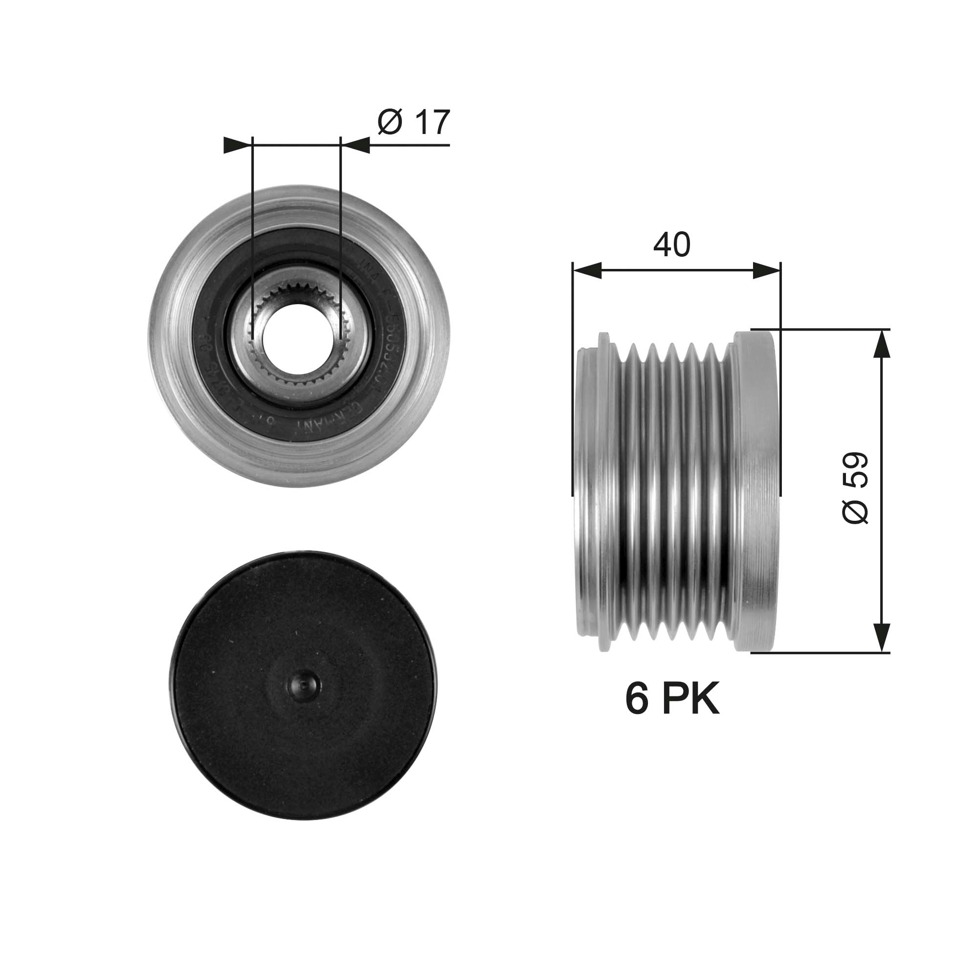 Fulie alternator