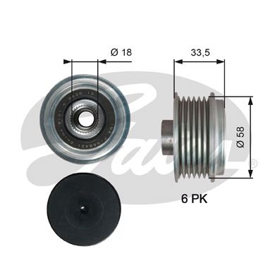 Sistem roata libera, generator