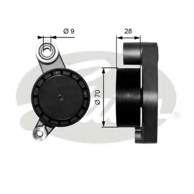 Rola intinzator curea transmisie