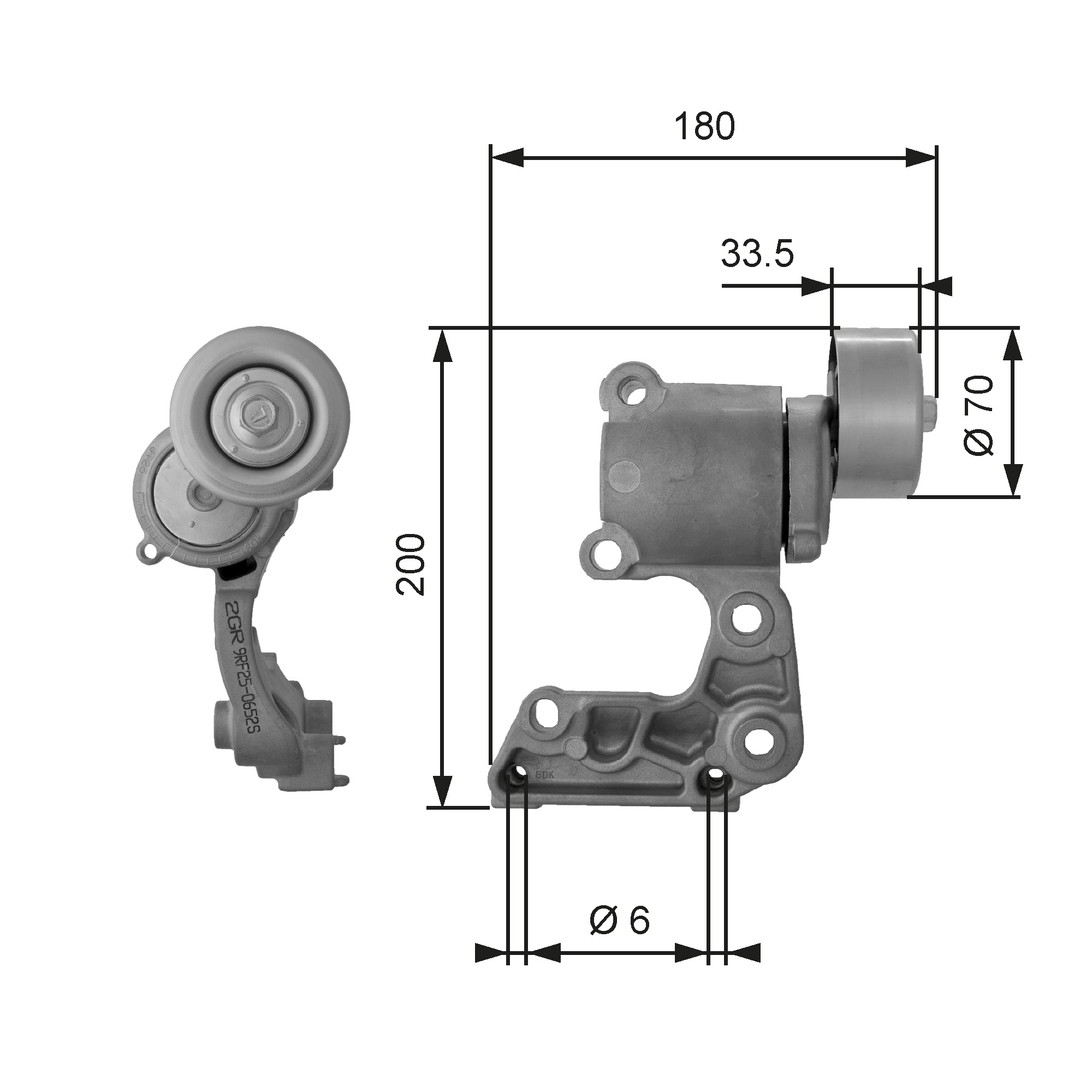 Rola intinzator curea transmisie