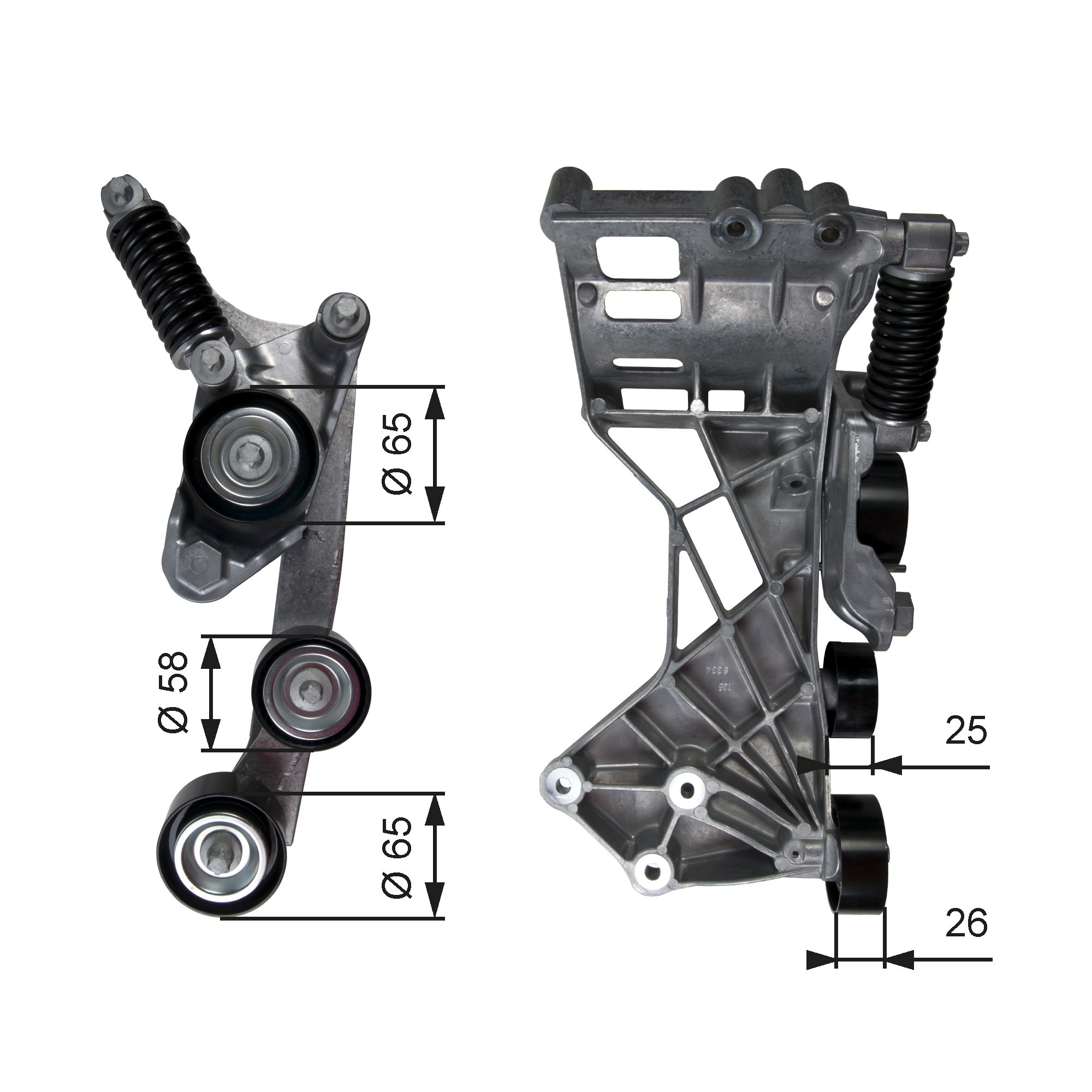 Rola intinzator curea transmisie