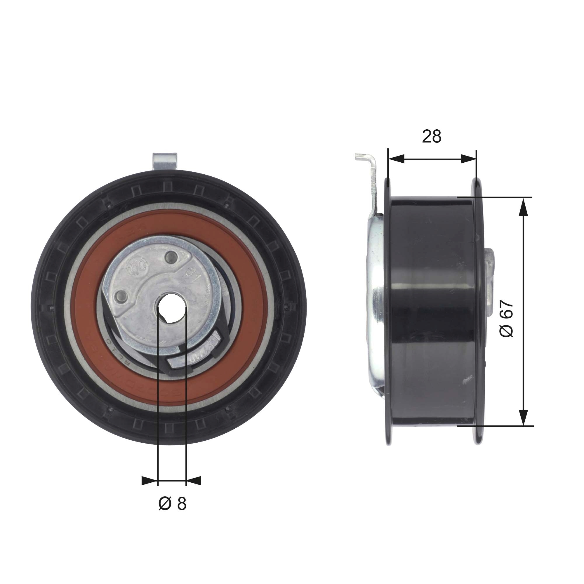 Rola intinzator curea distributie