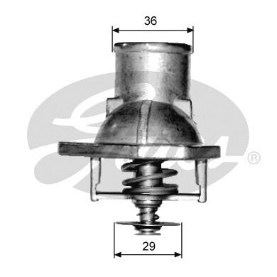 Termostat lichid racire