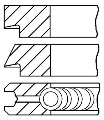 Set segmenti piston