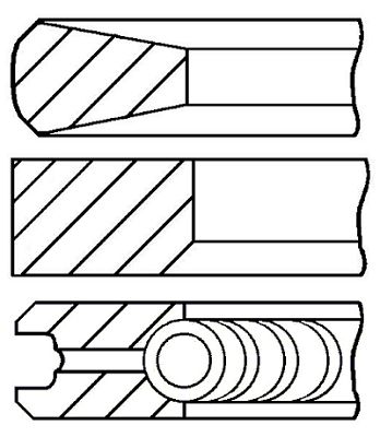 Set segmenti piston