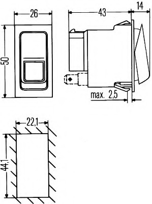 Comutator lampa marsalier