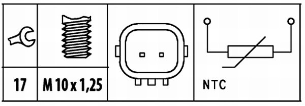 Comutator temperatura ventilator radiator