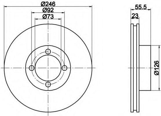 Disc frana