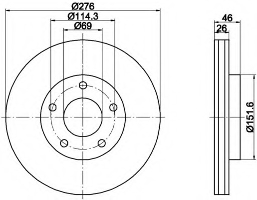 Disc frana