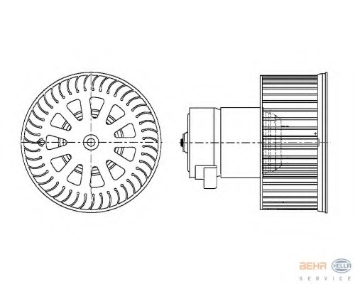 Ventilator habitaclu