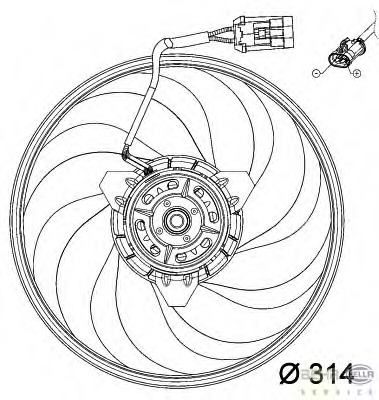 Ventilator radiator