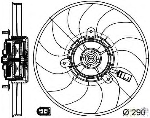 Ventilator radiator