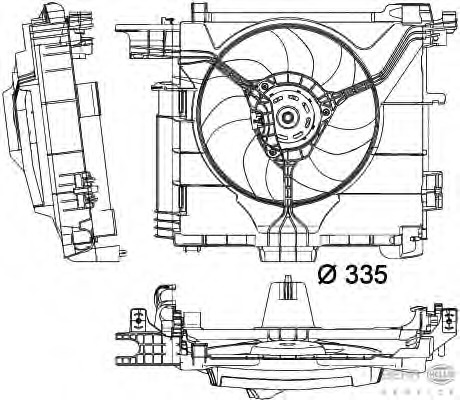 Ventilator radiator