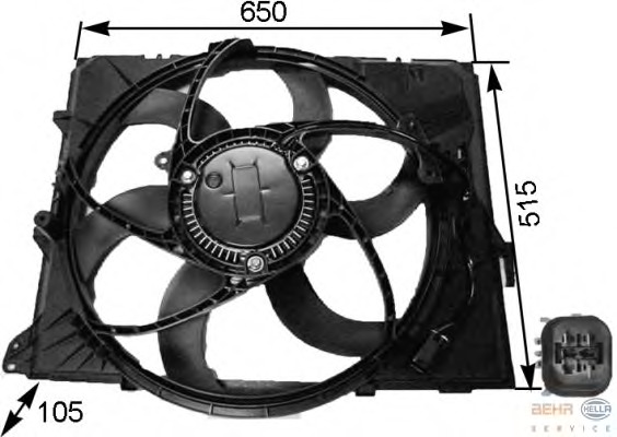 Ventilator radiator