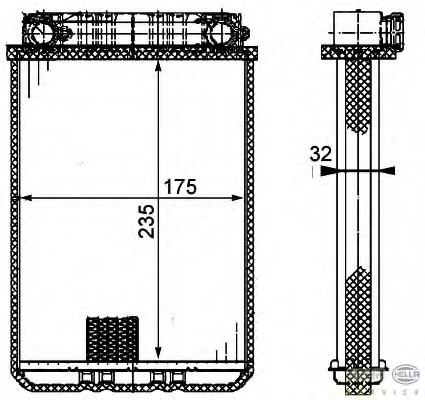 Schimbator caldura incalzire habitaclu