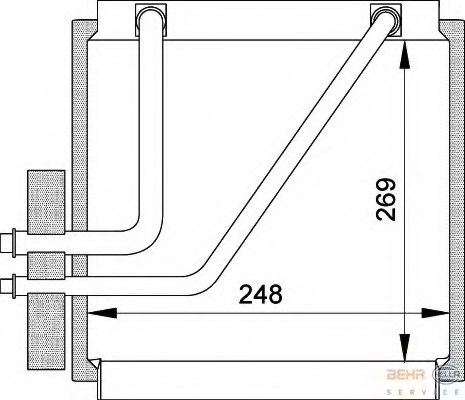 Evaporator aer conditionat