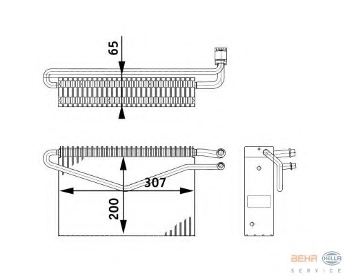 Evaporator aer conditionat