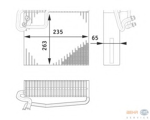 Evaporator aer conditionat