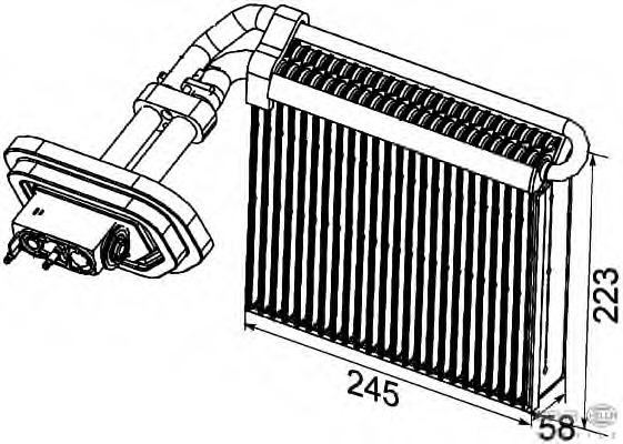 Evaporator aer conditionat