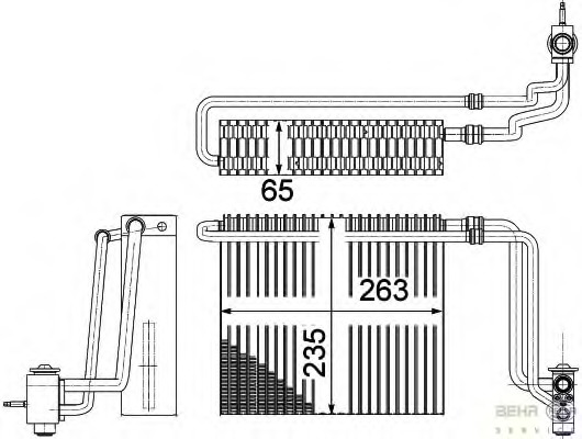 Evaporator aer conditionat