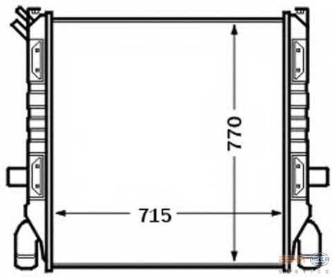 Radiator racire motor