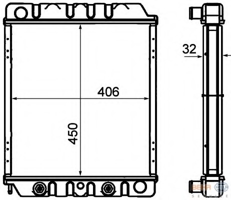 Radiator racire motor