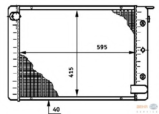 Radiator racire motor