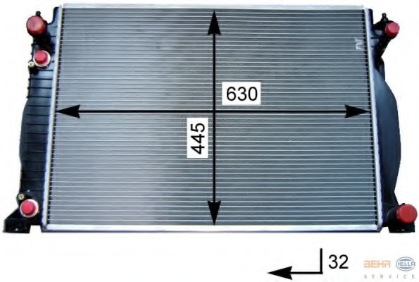 Radiator racire motor