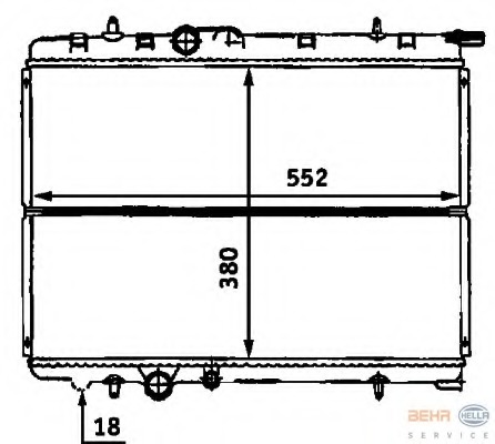 Radiator racire motor