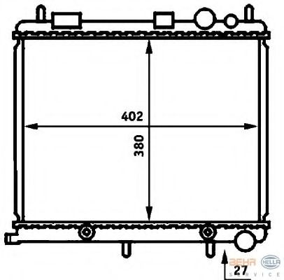 Radiator racire motor