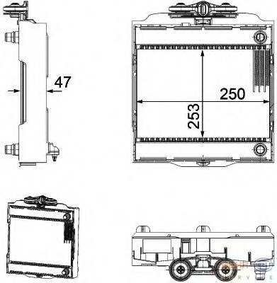 Radiator racire motor