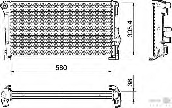 Radiator racire motor