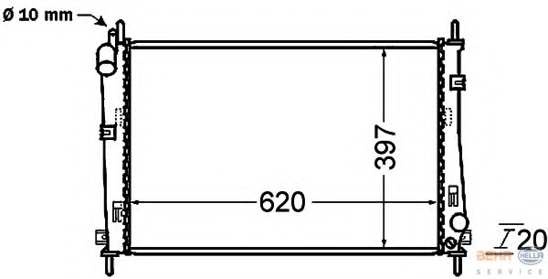 Radiator racire motor