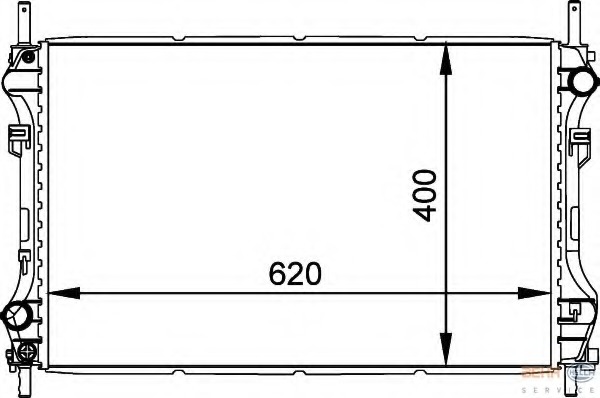 Radiator racire motor