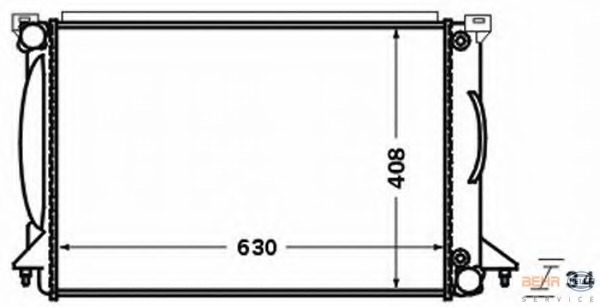 Radiator racire motor